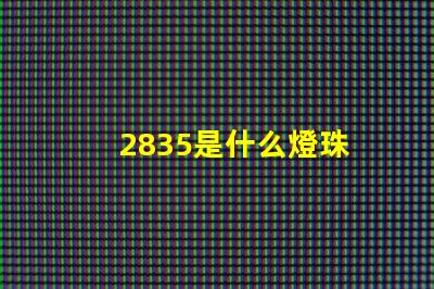 2835是什么燈珠 比2835燈珠還小的是什么燈珠